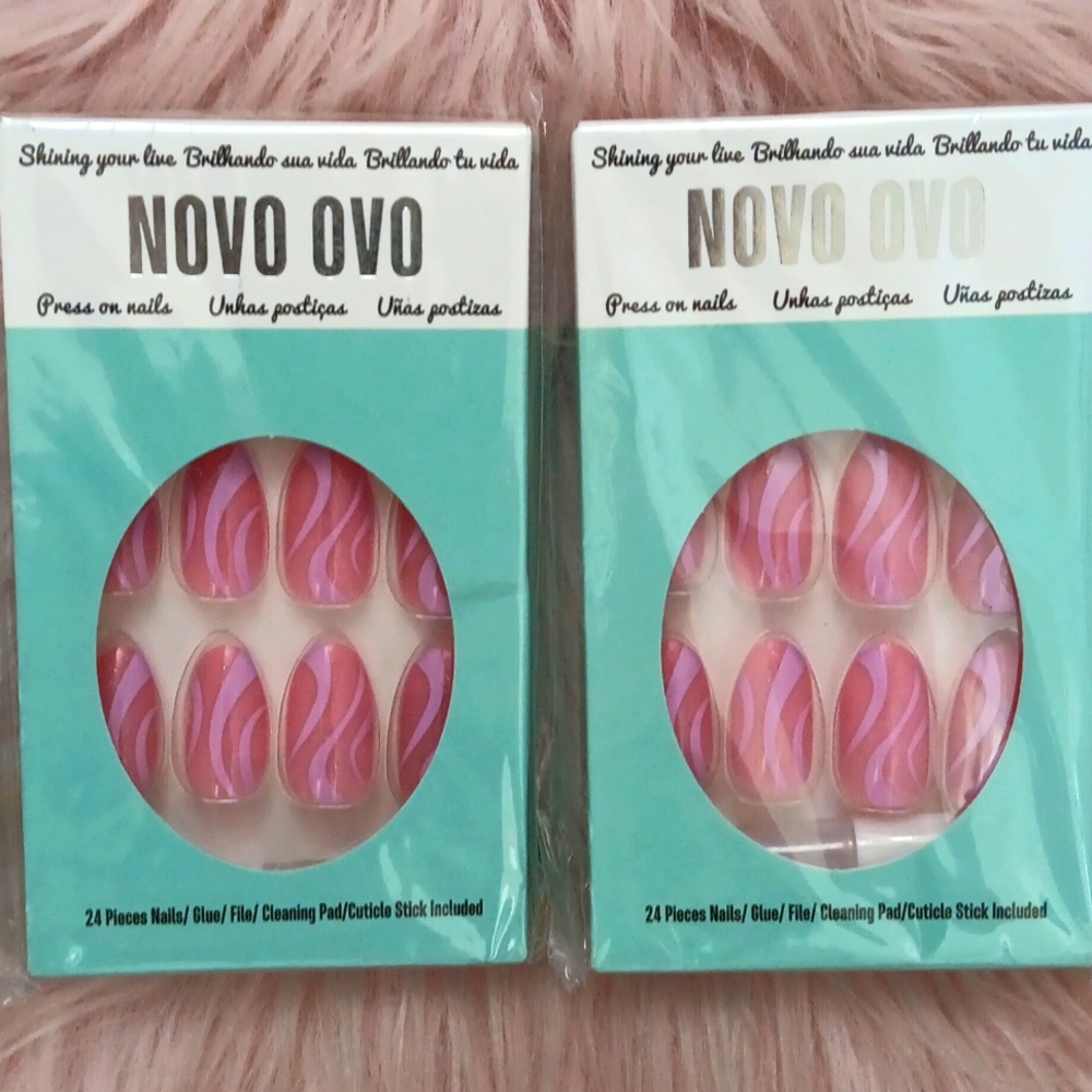 BOGO!! Brand New NOVO OVO FALSE NAILS-2CT.